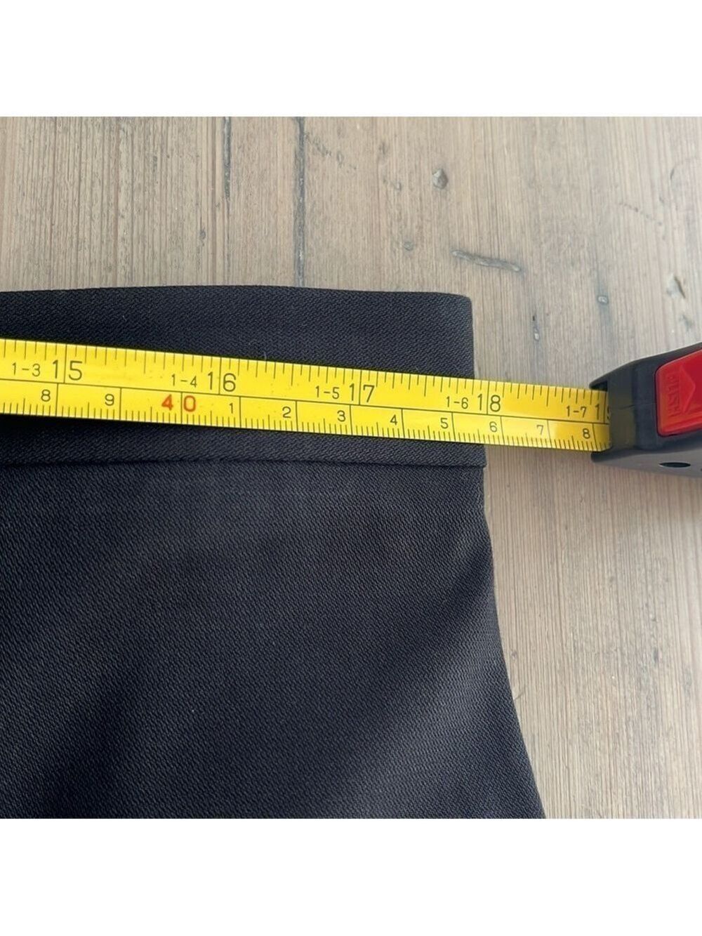 St. John Stretch Cotton Spandex High Rise Ankle pants in Black Size 14 - Picture 5 of 10